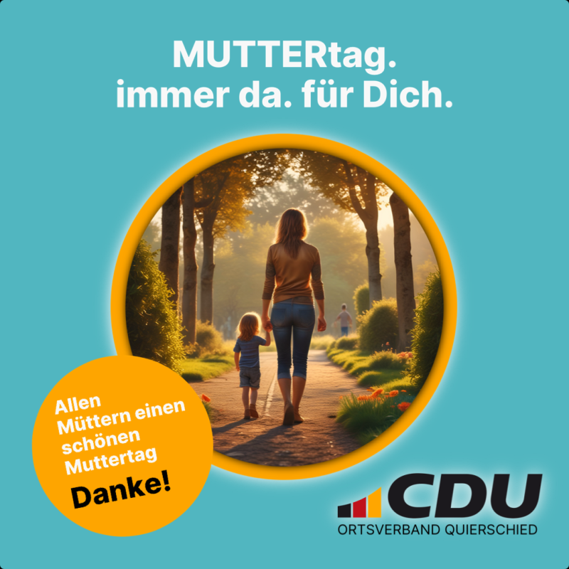  Allen Muettern einen verdienten und entspannten Muttertag