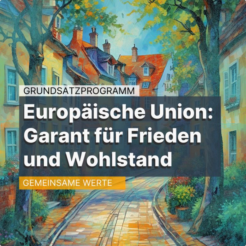  In Freiheit leben - Deutschland sicher in die Zukunft fuehren