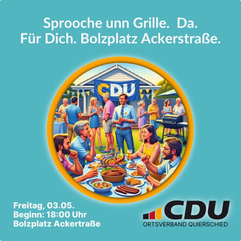  Sprooche unn Grille 03 Mai Ackerstrasse