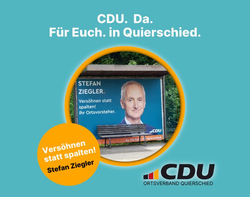  Versoehnen statt spalten - Ortsvorsteher Stefan Ziegler